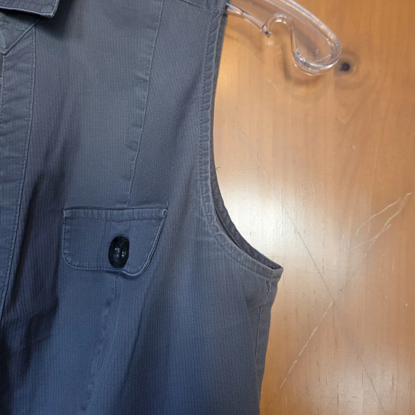 H&M Sleeveless Grey Utility Dress - photo 4