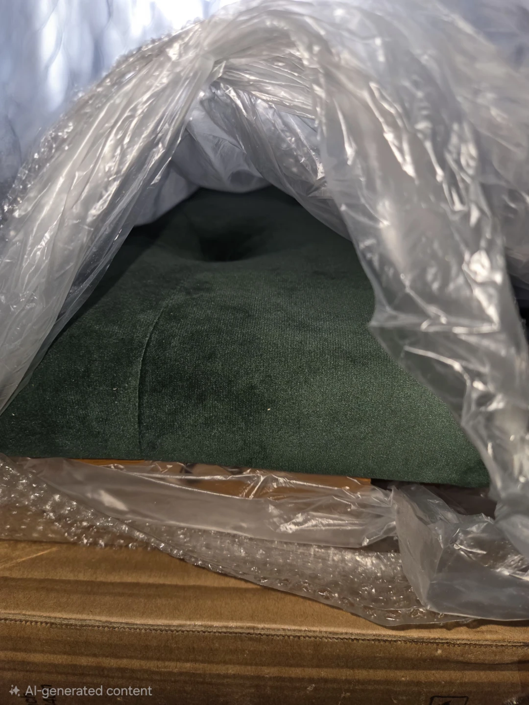 MILCIL Upholstered Bed Bench - Green Velvet - photo 3