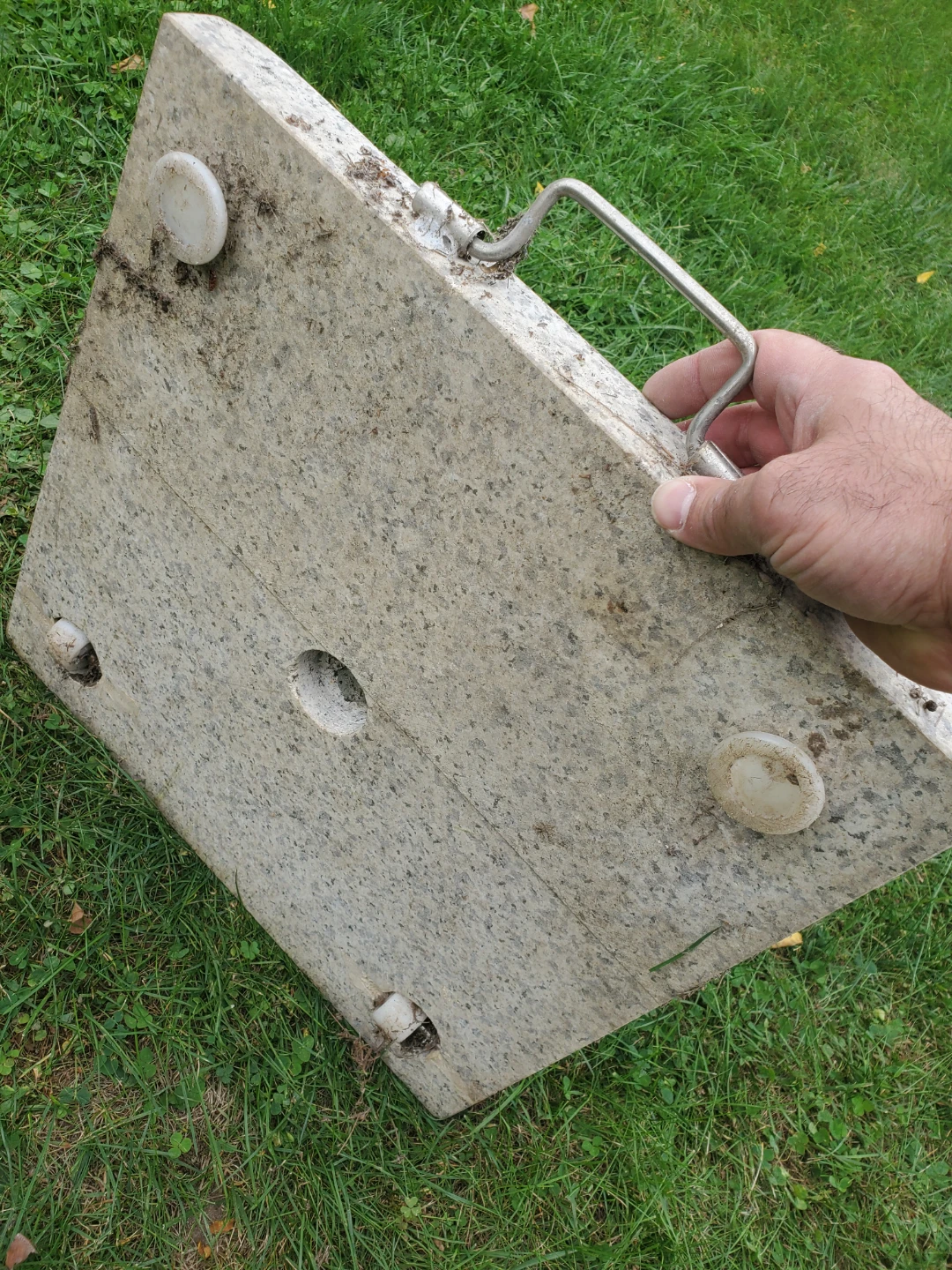 Granite Patio Umbrella Base Stand - photo 3