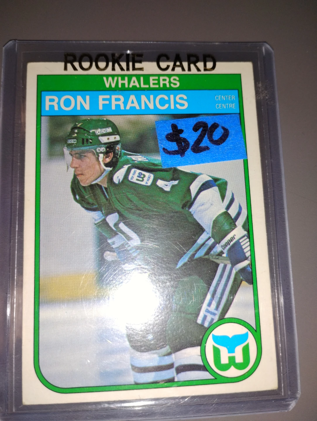 Ron Francis Hartford Whalers Rookie Card