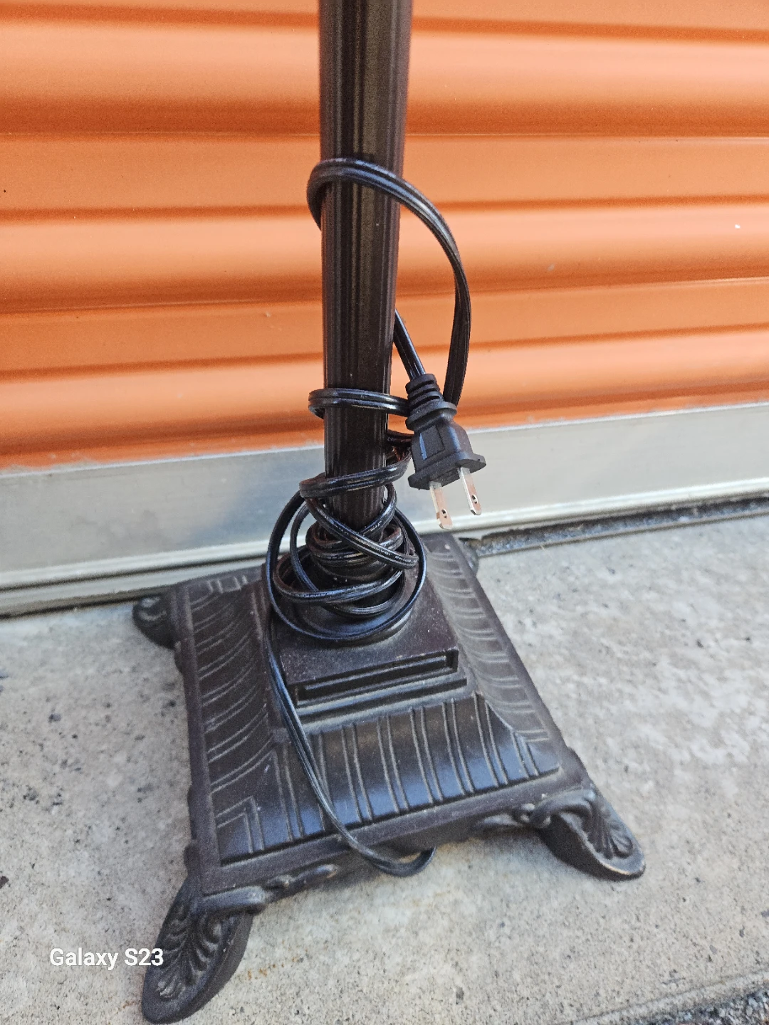 Vintage Metal Table Lamp Base - photo 2