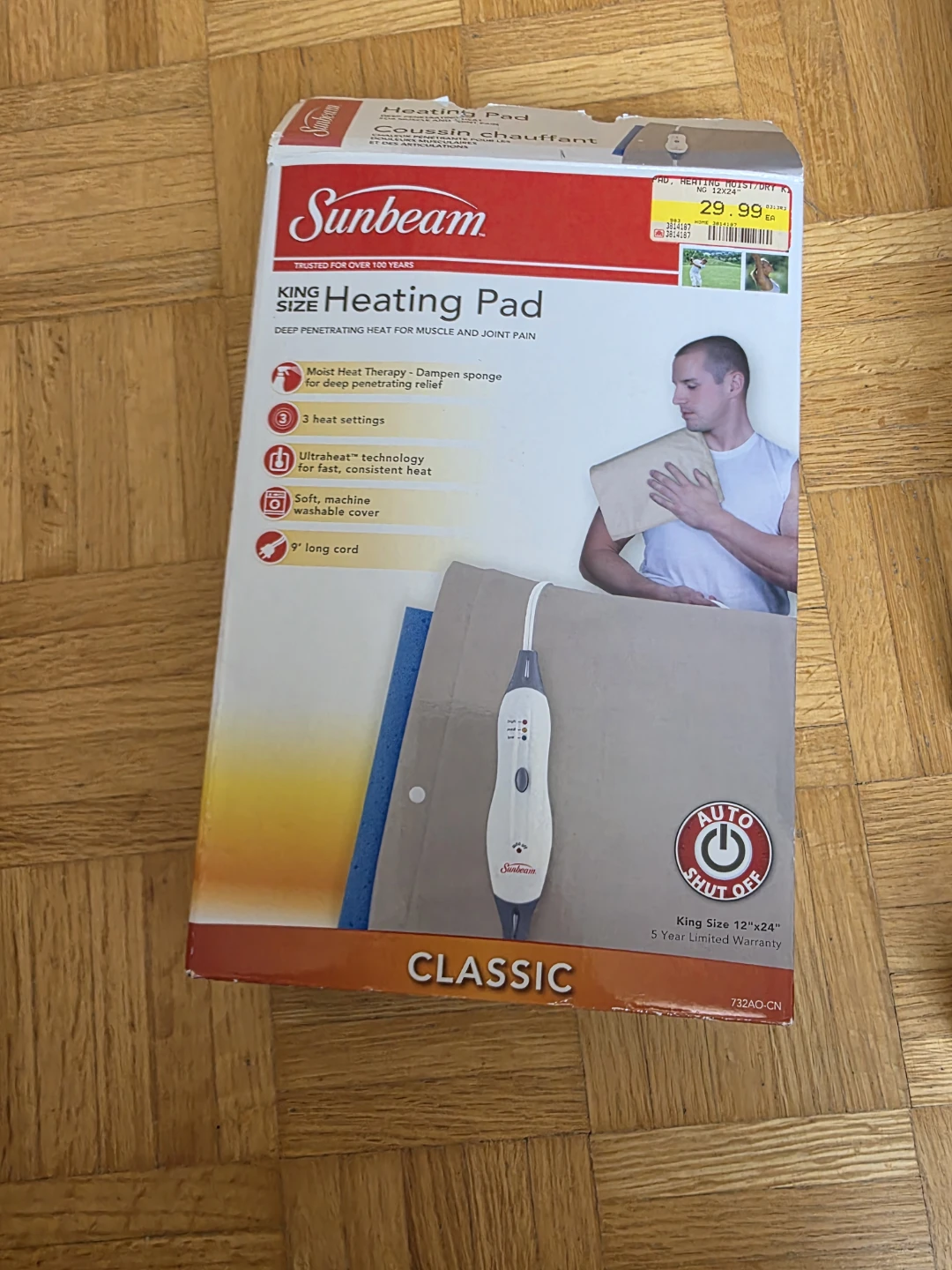 Sunbeam King Size Heating Pad