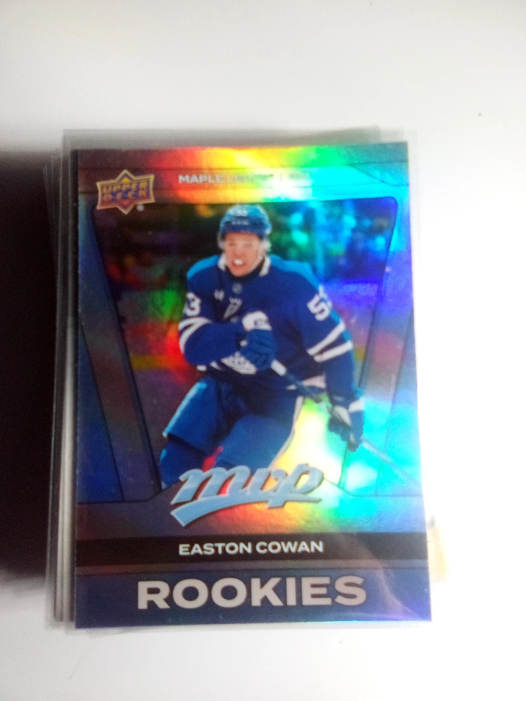2025-26 Upper Deck MVP Easton Cowan Rookie Card