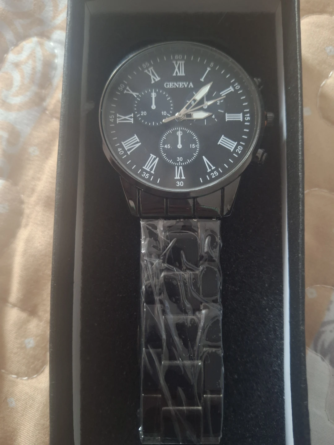 Geneva Black Analog Watch - photo 4