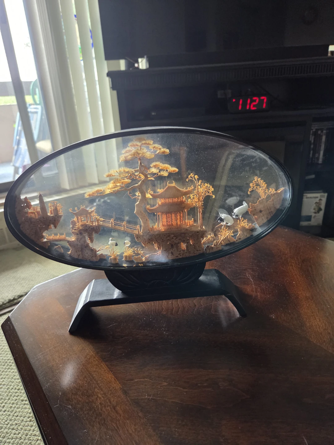 Vintage Fuzhou Cork Carving Diorama