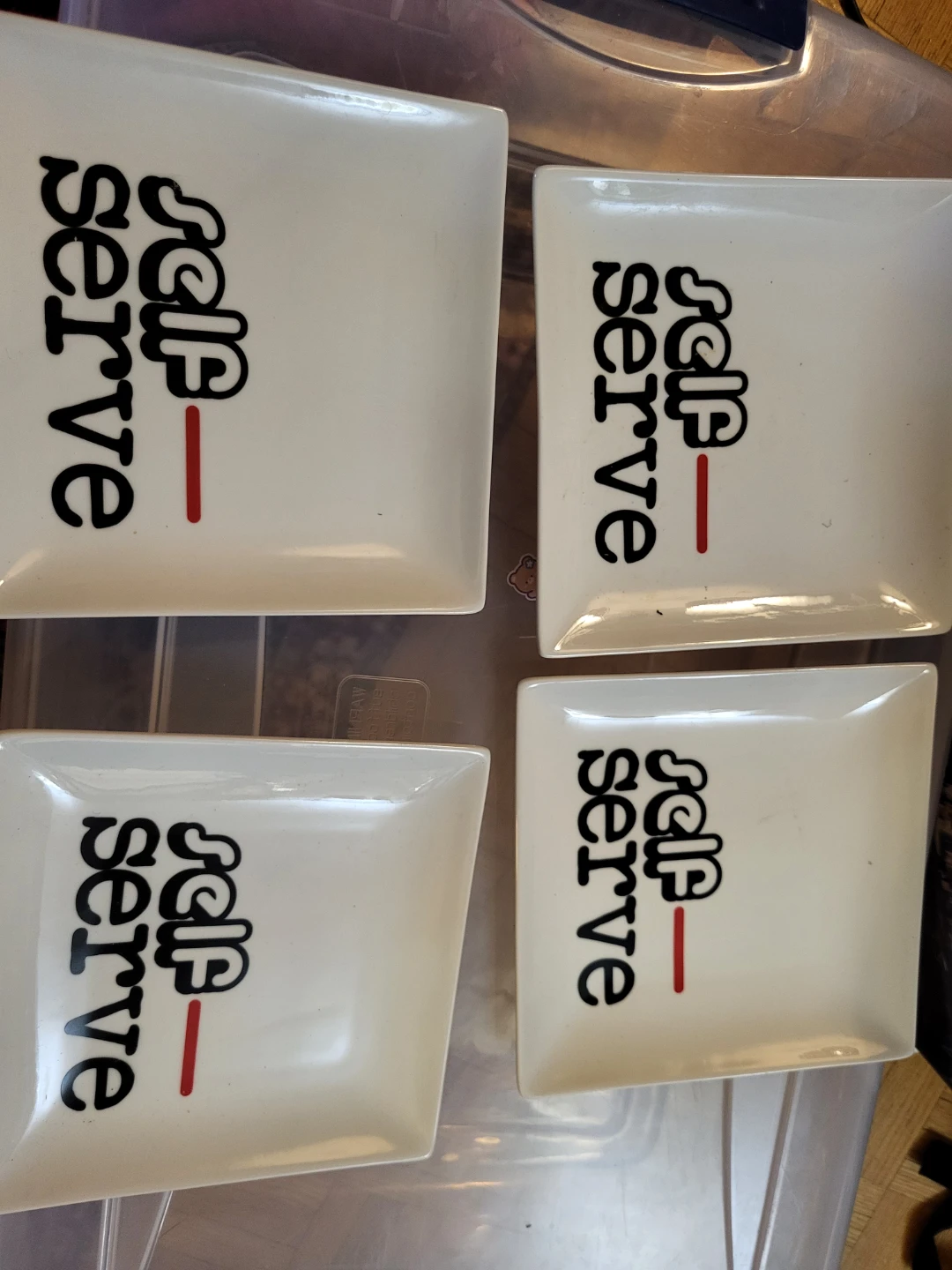 Set of 4 S&P Salt & Pepper Self Serve Appetizer Plates - photo 2