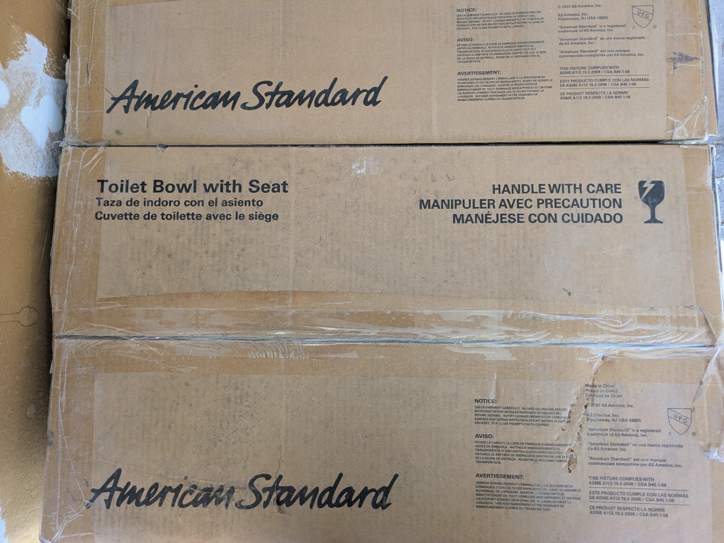 American Standard Toilet Bowl with Seat - photo 3