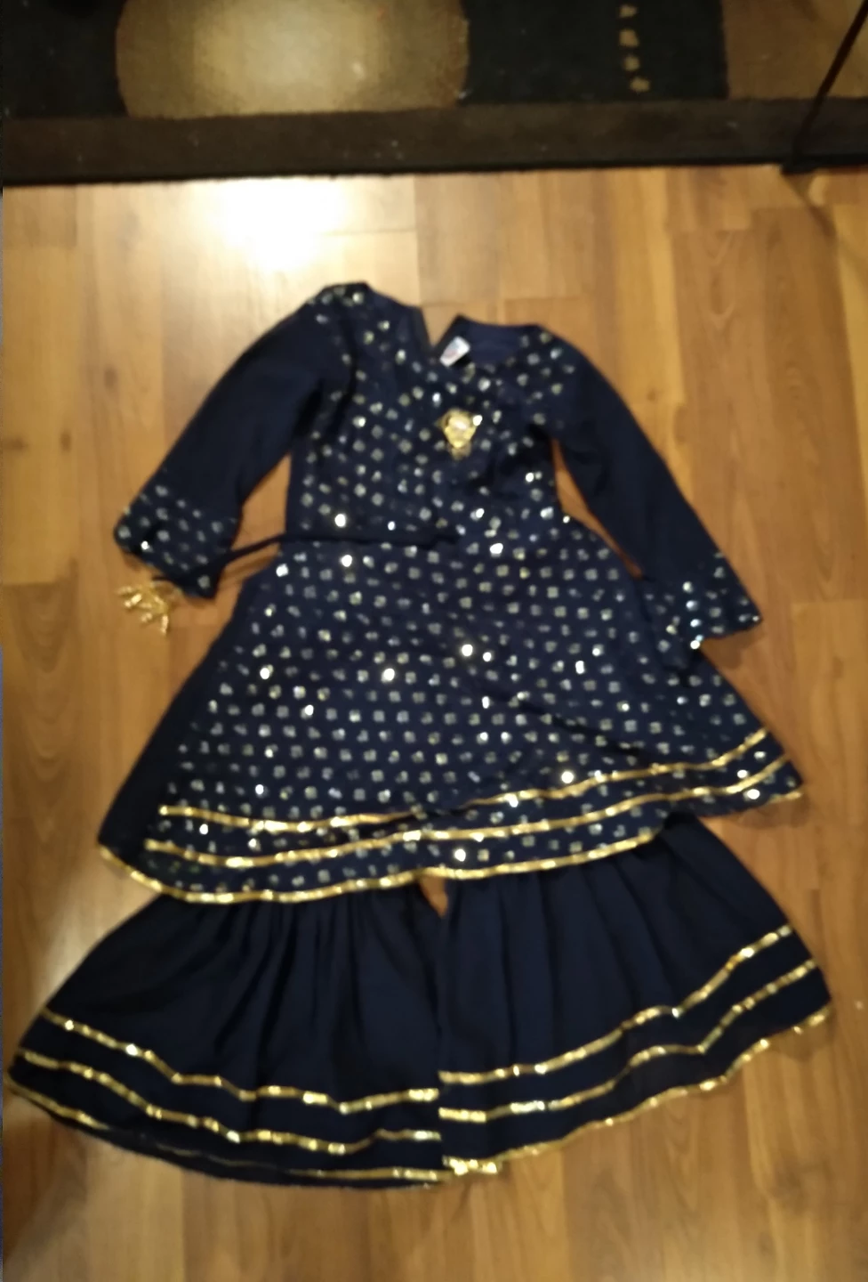 Two Girls Traditional South Asian Outfits - photo 3