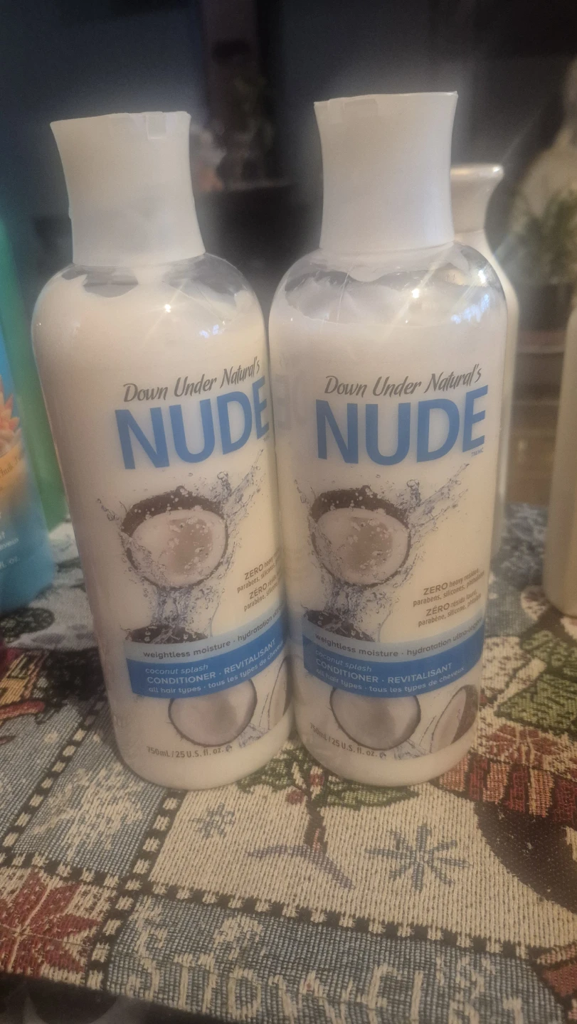 2  =$9 💥Down Under Natural's Nude Coconut Conditioner Bottles