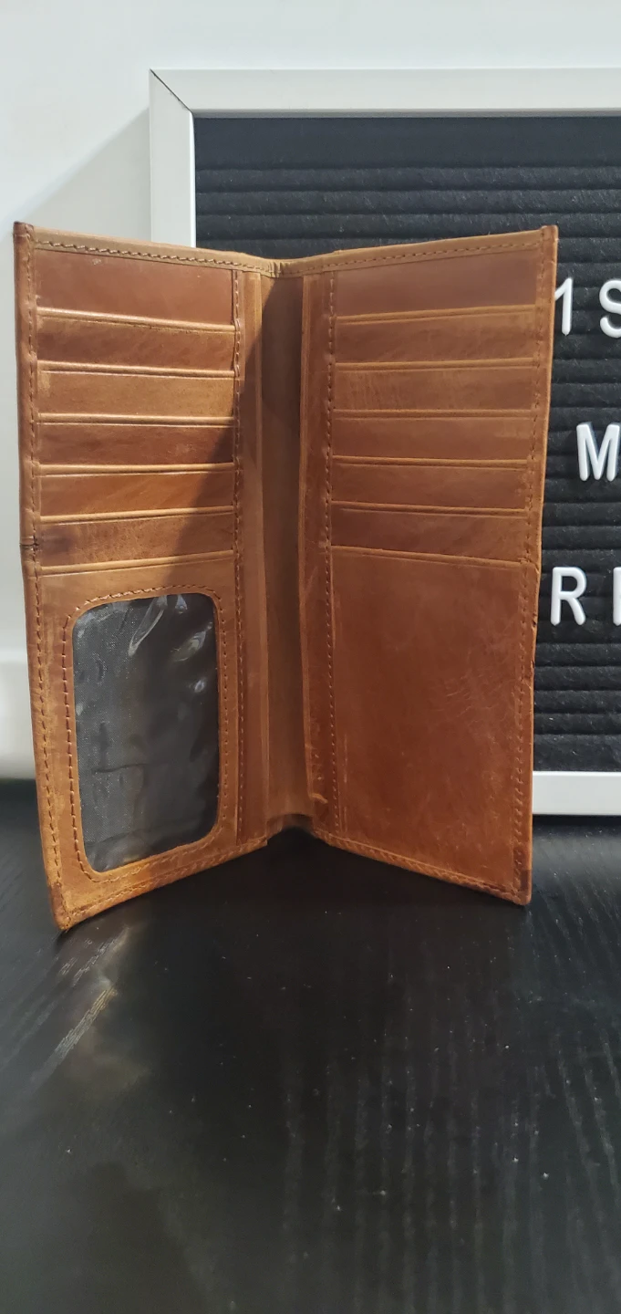 HUGO BOSS Brown Leather Long Wallet - photo 3