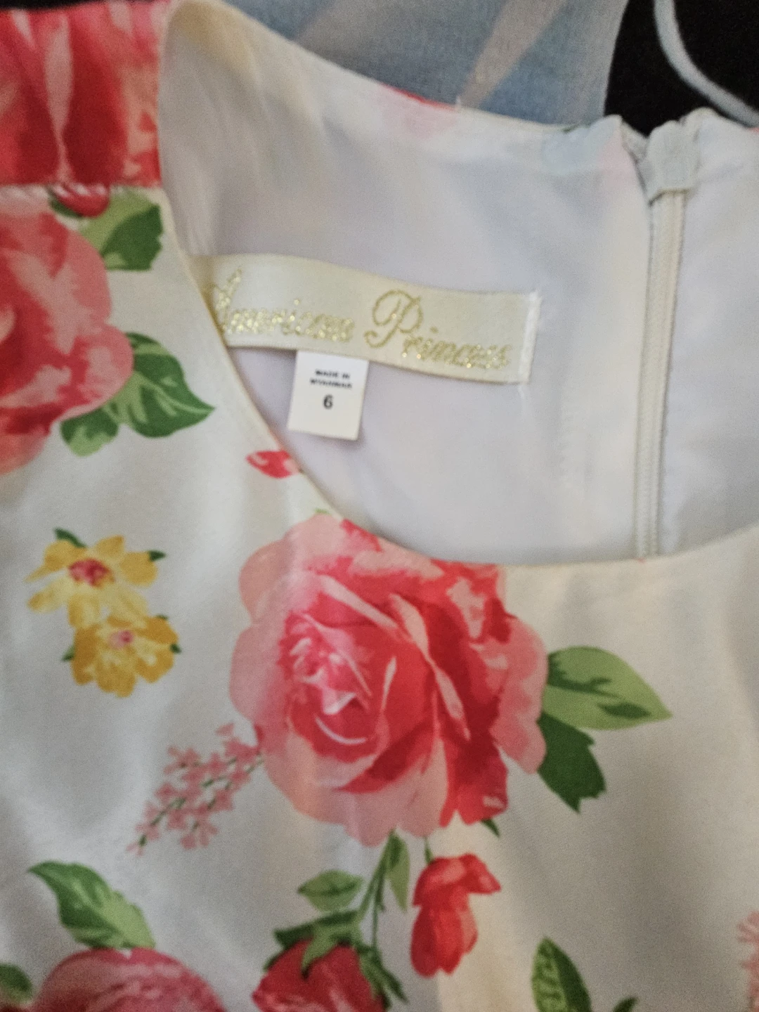 American Princess floral dress size 6 - photo 2