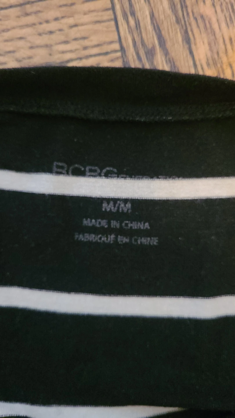 BCBGeneration black and white striped dress - photo 2