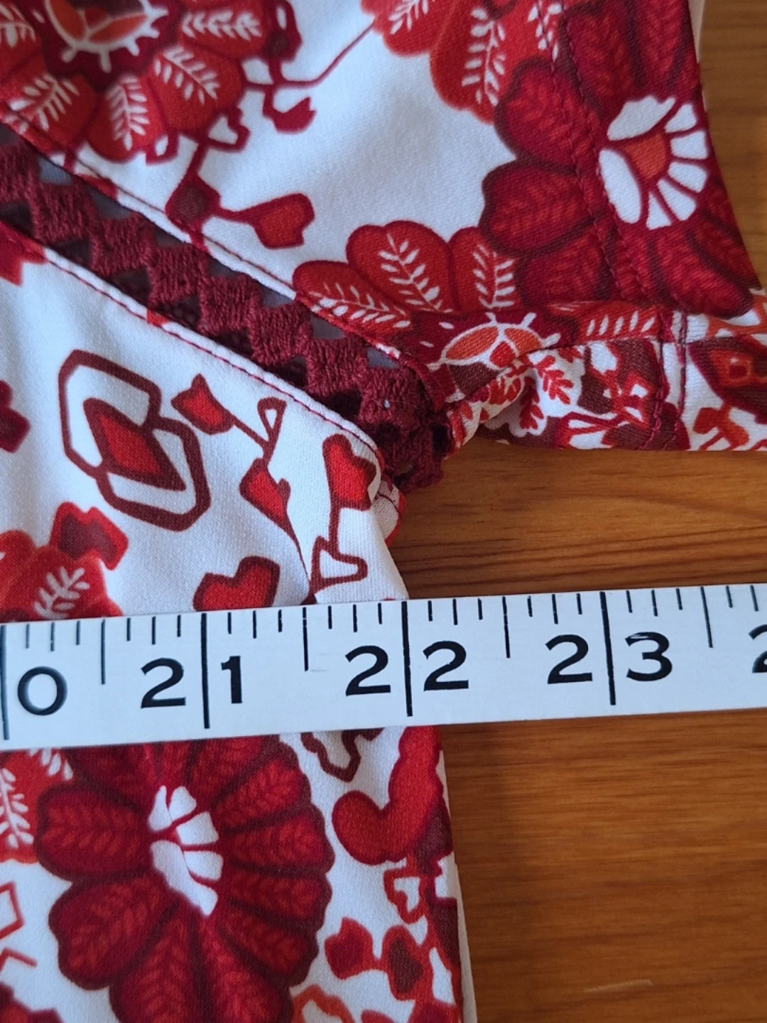 Cleo Petites Floral Print Blouse Size L - photo 5