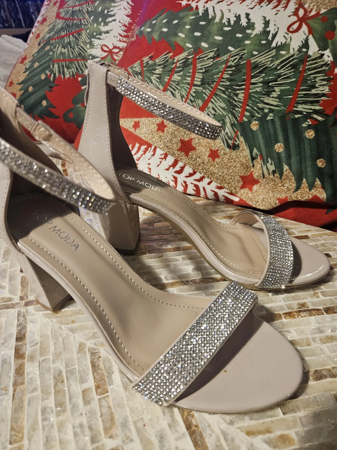 Top Moda Rhinestone Heels