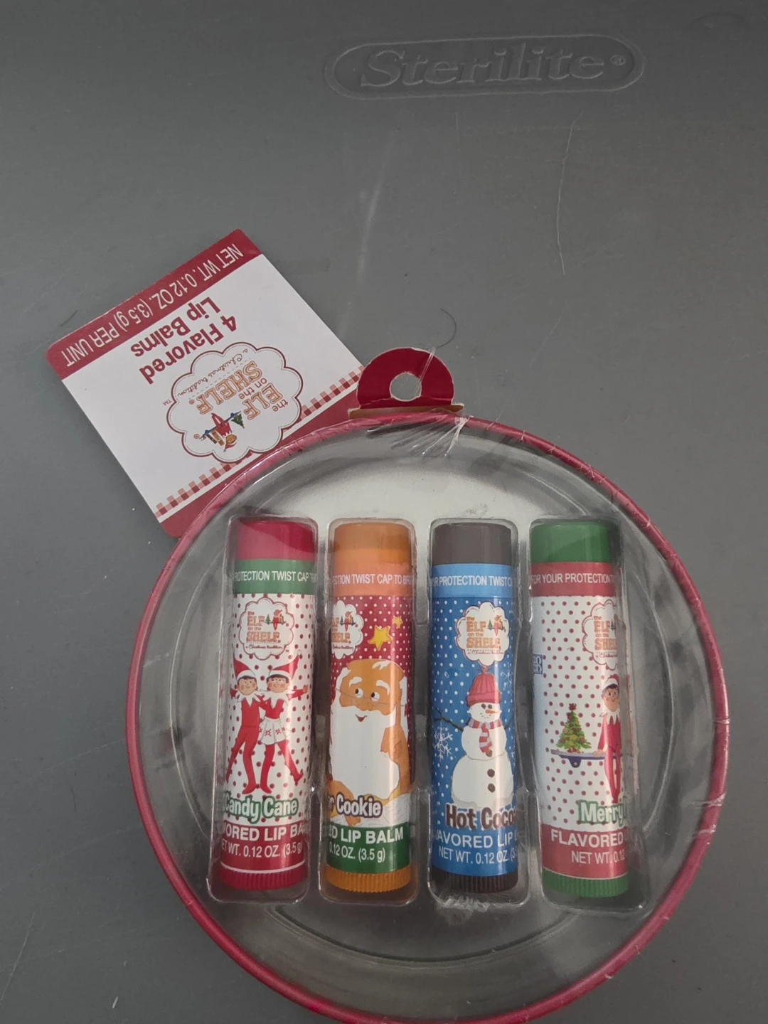 The Elf on the Shelf 4 Flavored Lip Balm Set