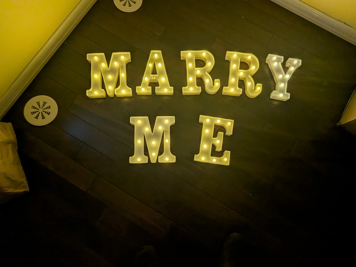 Marry Me LED Marquee Letter Set - photo 2