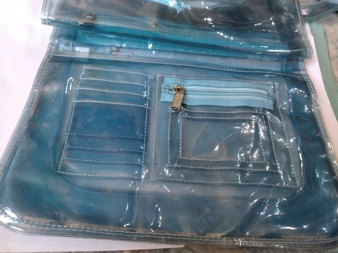 Transparent Blue Shoulder Bag - photo 3