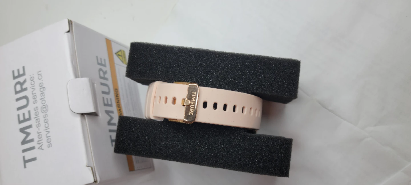 TIMEURE Smartwatch in Blush Pink