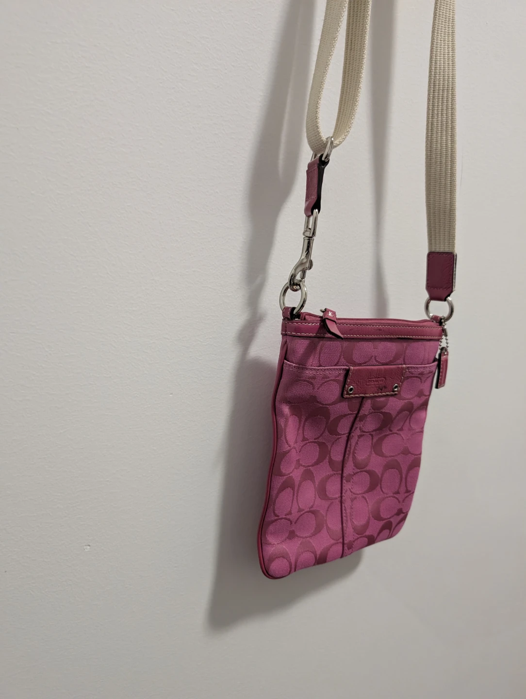 Pink Coach Signature Crossbody Bag - photo 5