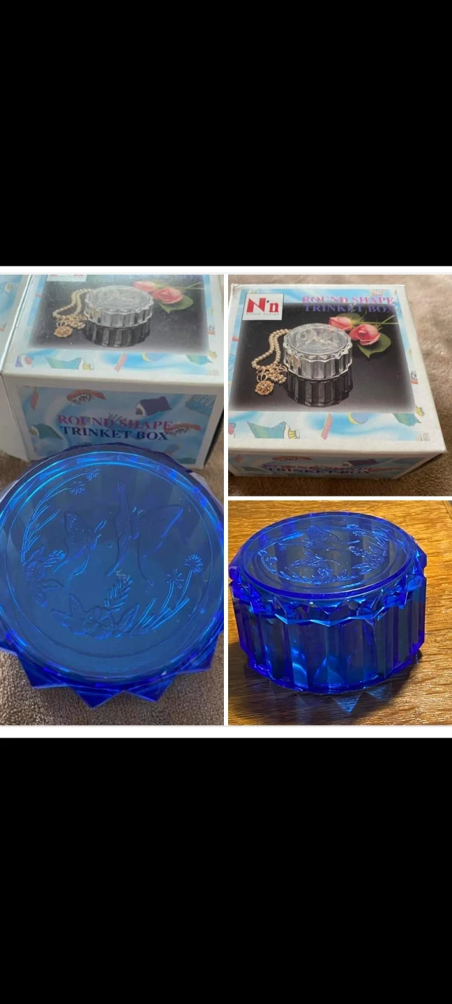 New Cobalt Blue Acrylic Jewellery Box