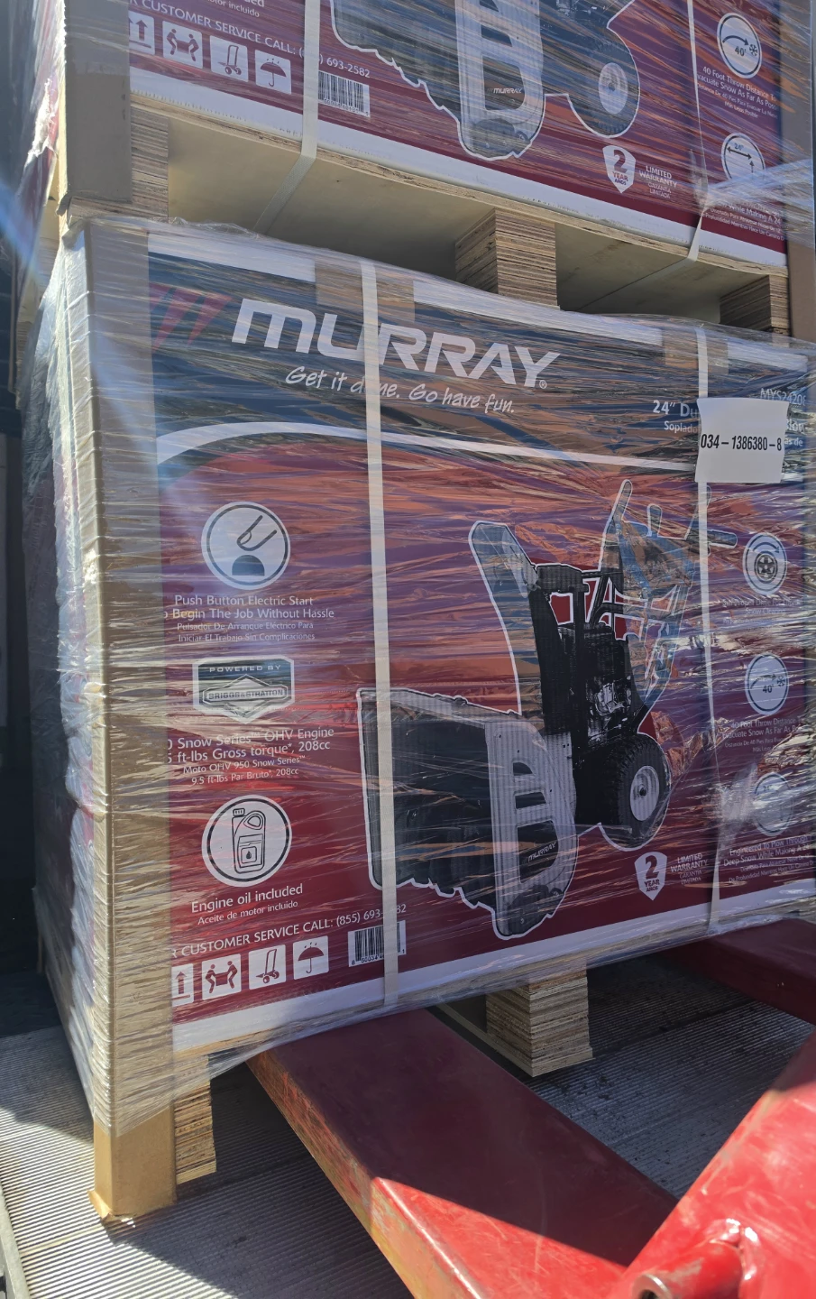 New Murray 24-inch 2-Stage Gas Snow Blower