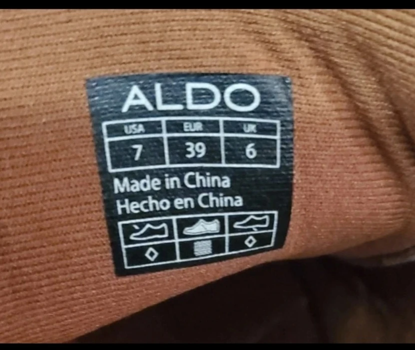 Brown   Aldo Shoes  Size 7 New - photo 5