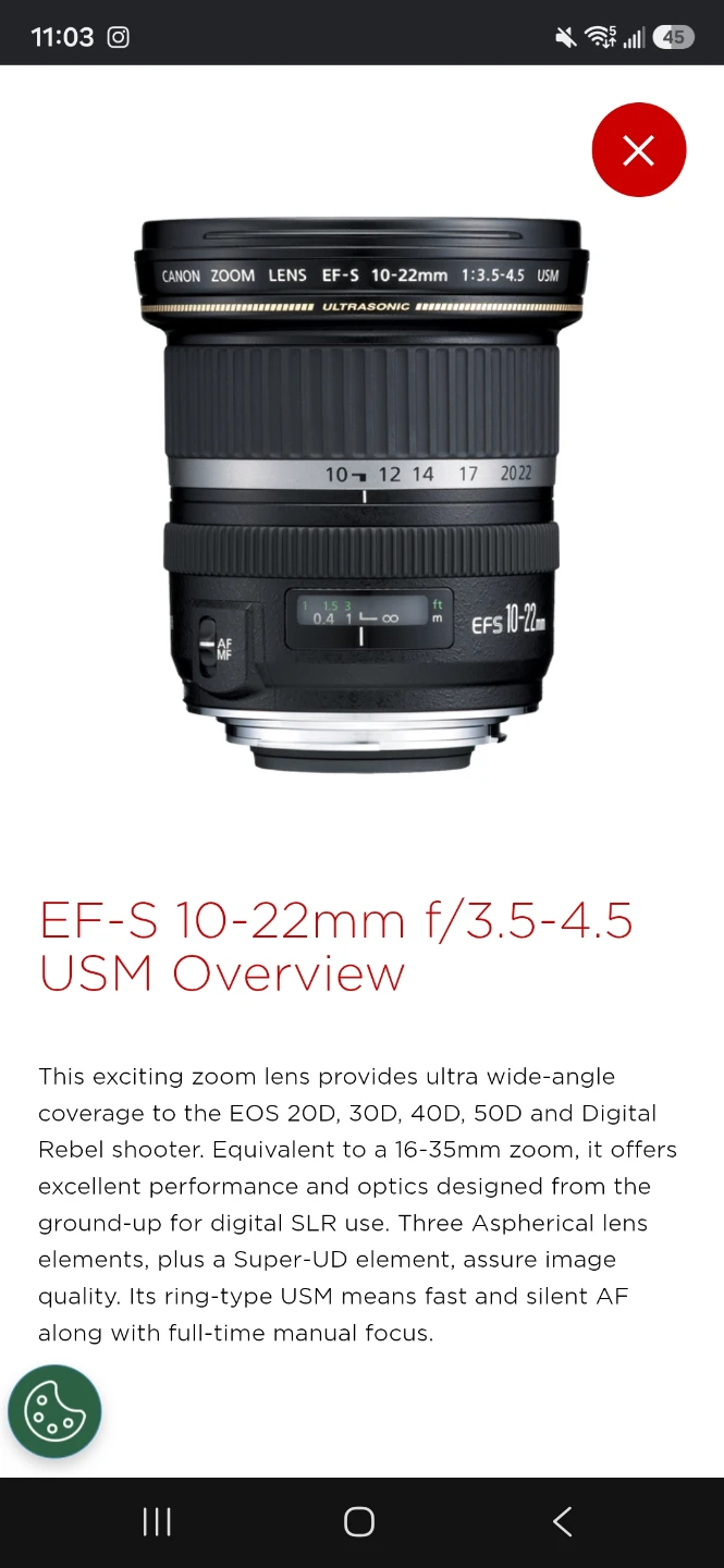 Canon EF-S 10-22mm f/3.5-4.5 USM ultra wide lens - photo 5