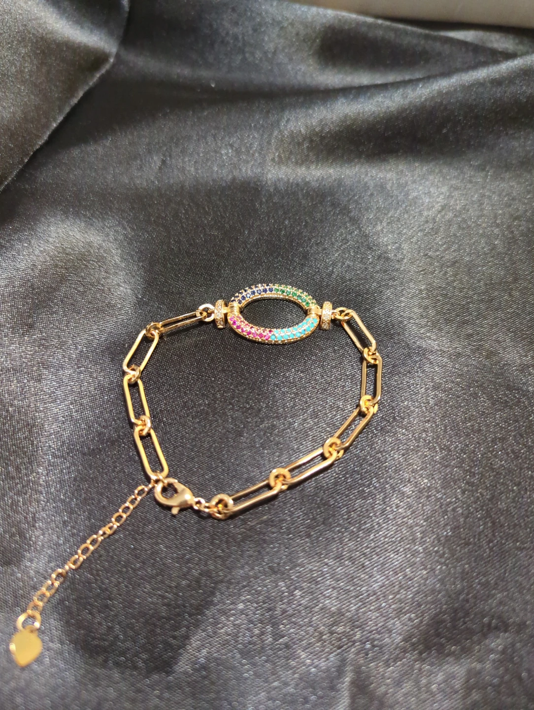 High Quality Gold-Tone  Oval Bracelet - photo 2