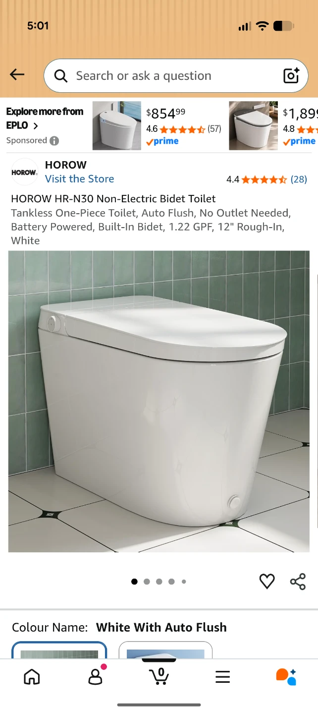 Horrow N30 bidet toilet