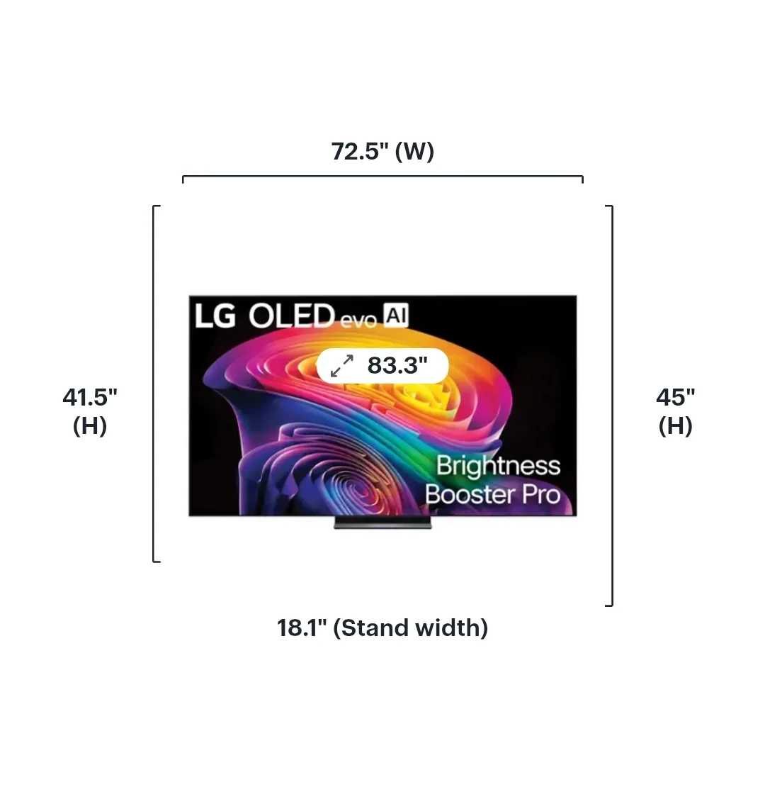 LG OLED evo AI 83-inch C6  TV - photo 2