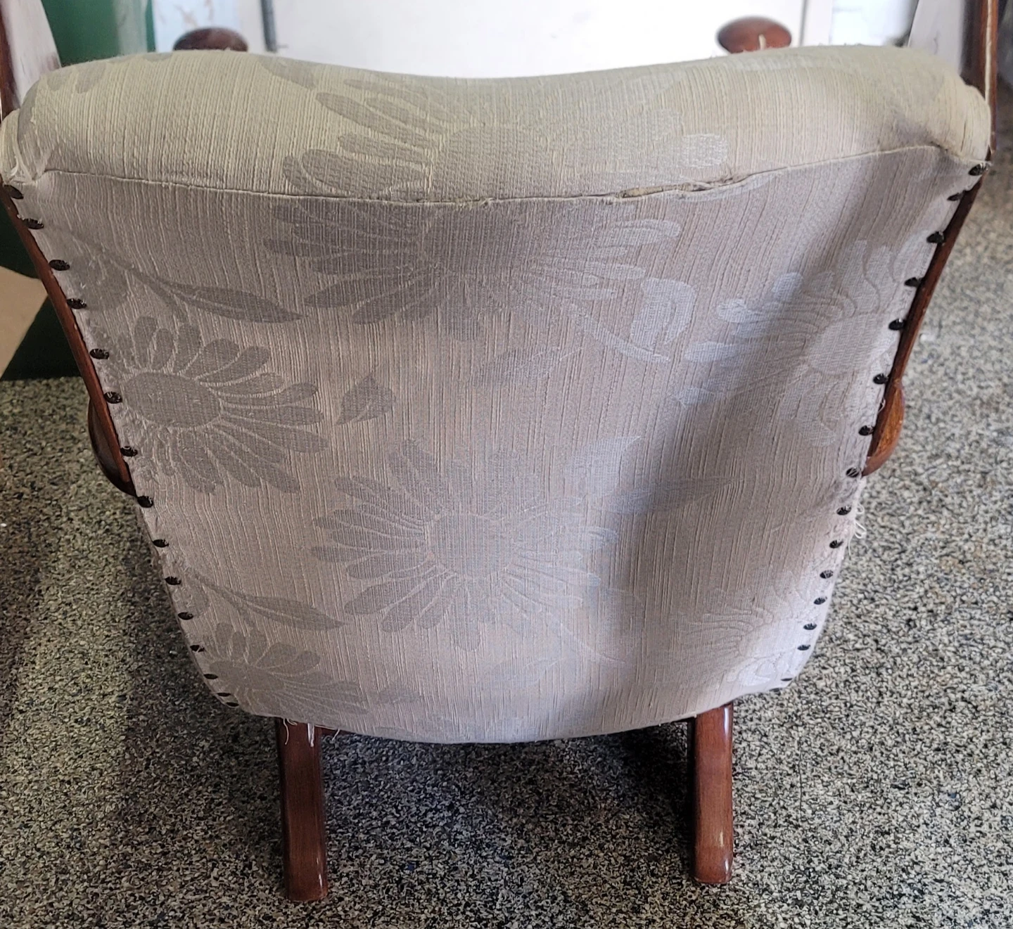 Vintage Wingback Rocking Chair - photo 2