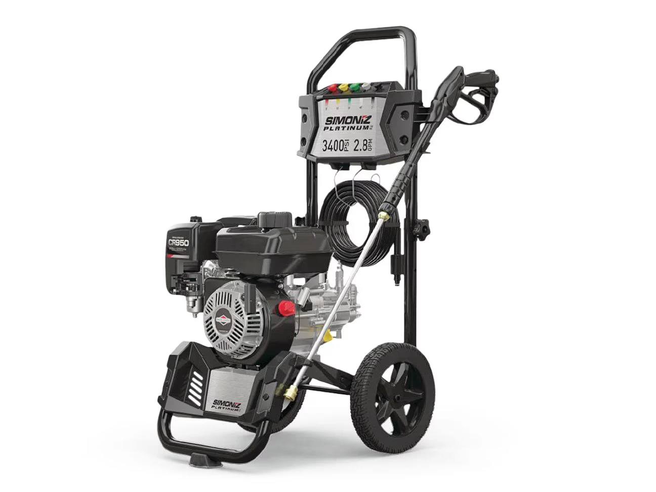 NEW Simoniz 3400psi 2.8gpm Pressure Washer w Briggs Engine - photo 2