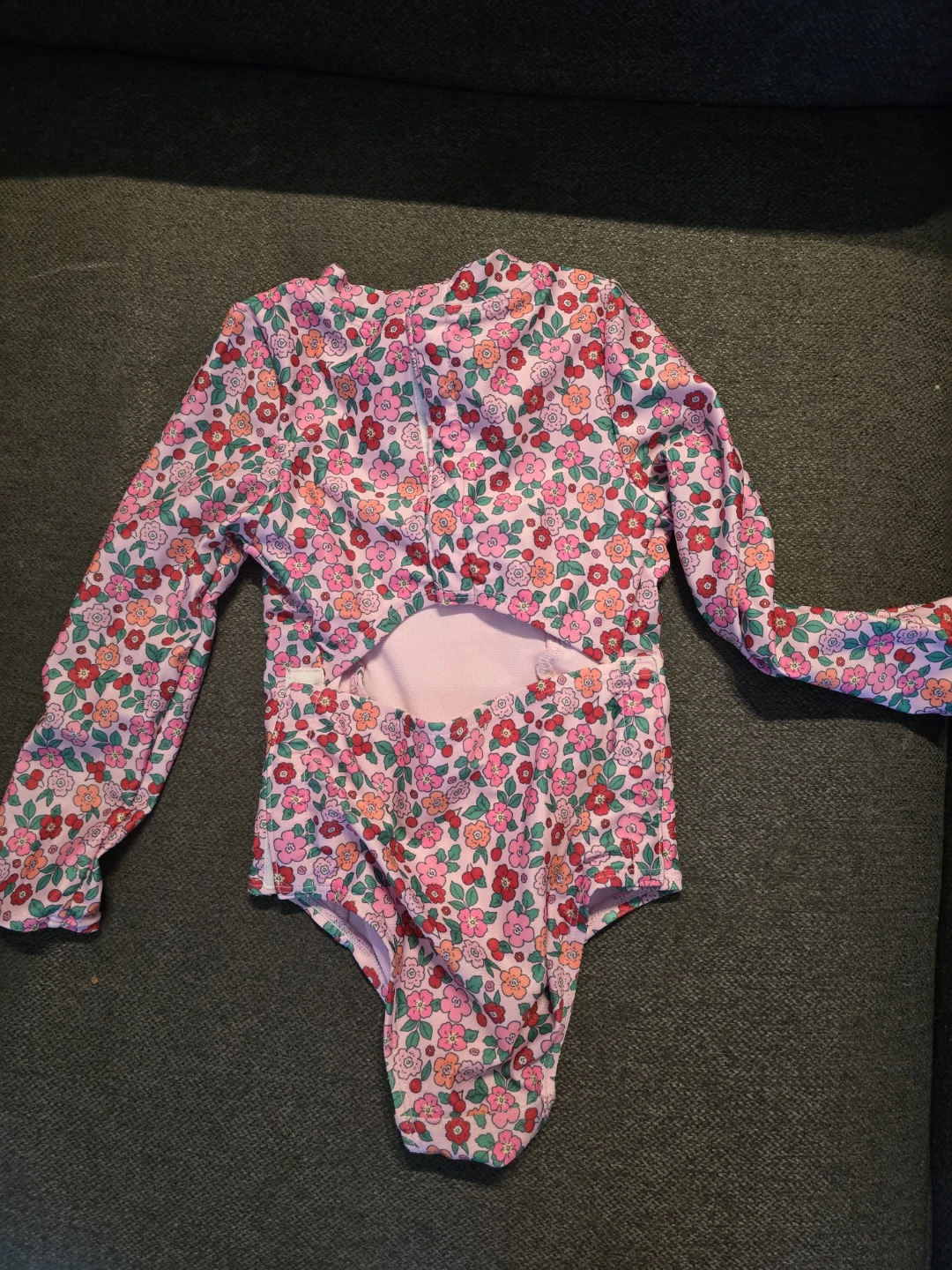 3T George Toddler Girls Floral Long Sleeve Swimsuit - photo 2