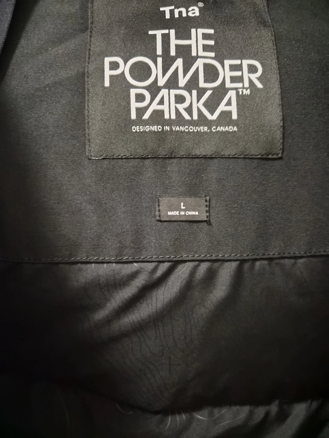 Tna The Powder Parka Black