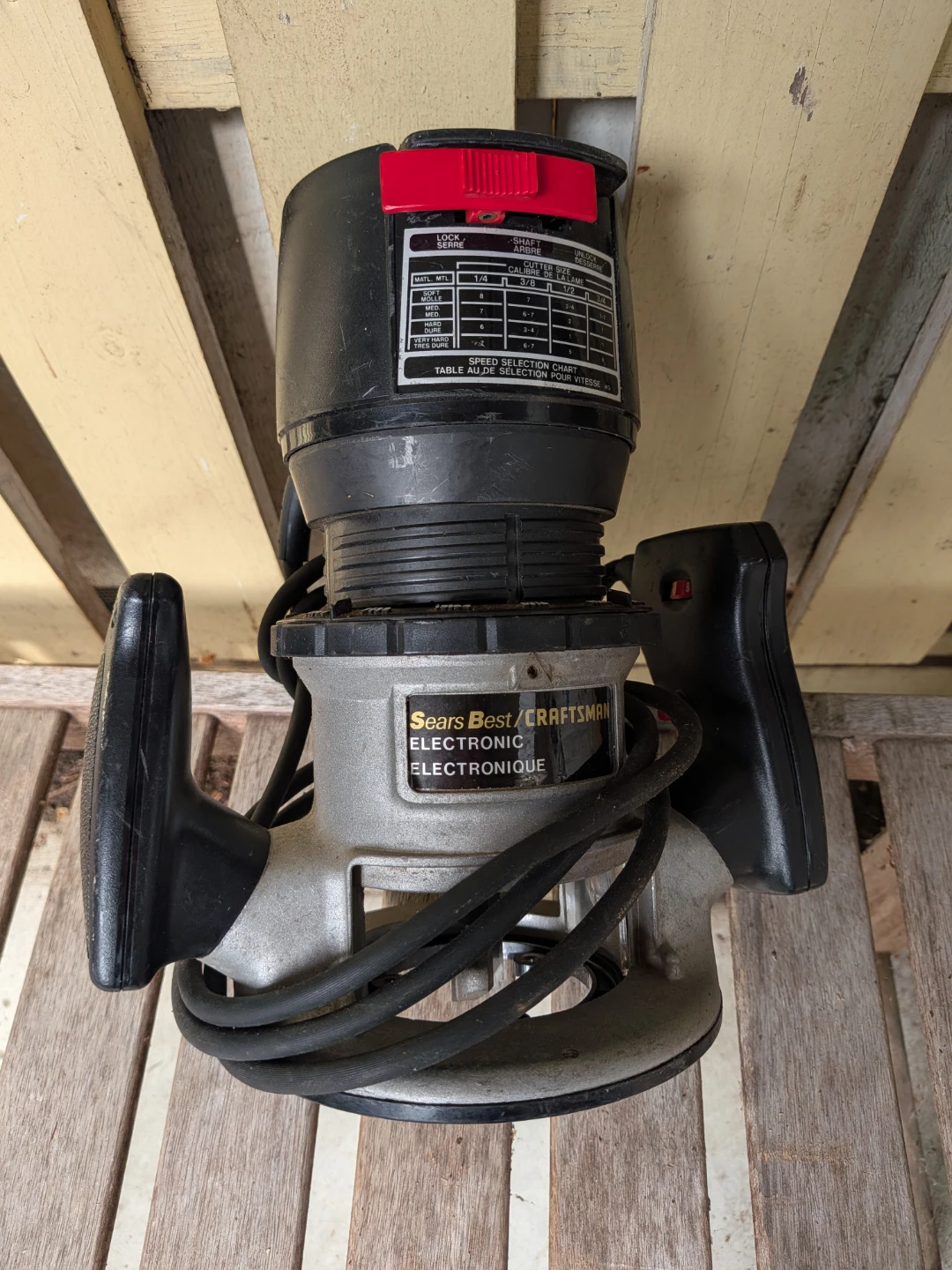 Sears Best Craftsman Electronic Wood Router
