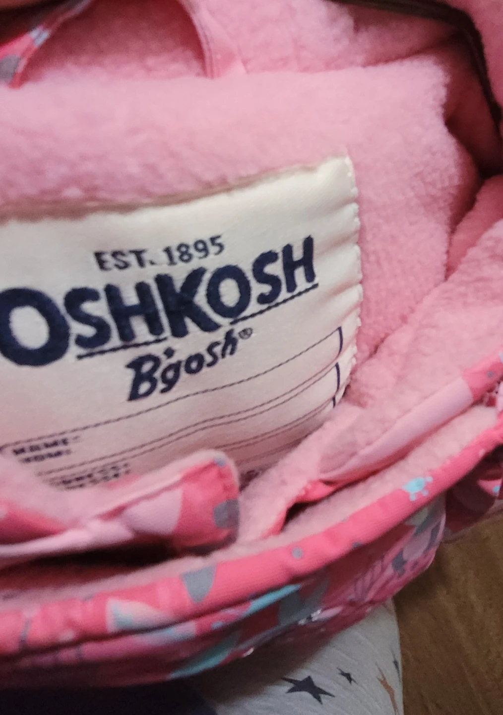 12 months girl OshKosh Bgosh Pink Fox Snowsuit - photo 3