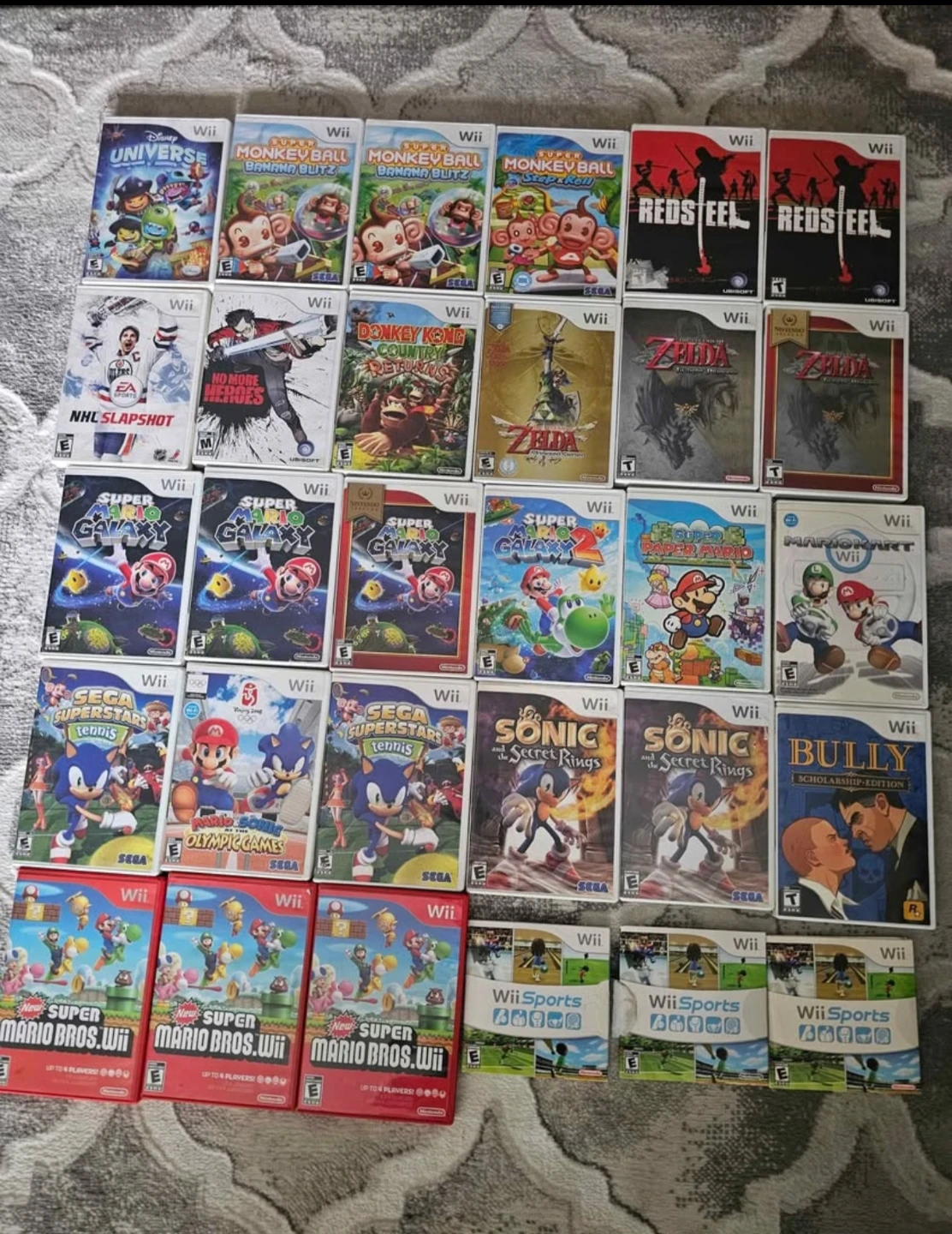 Nintendo Wii Video Game Collection (Prices In Description)