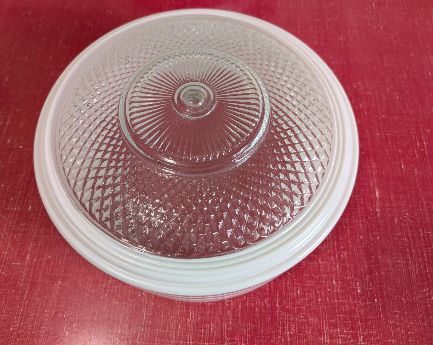 Art Deco Milk Glass Light Shade - photo 2