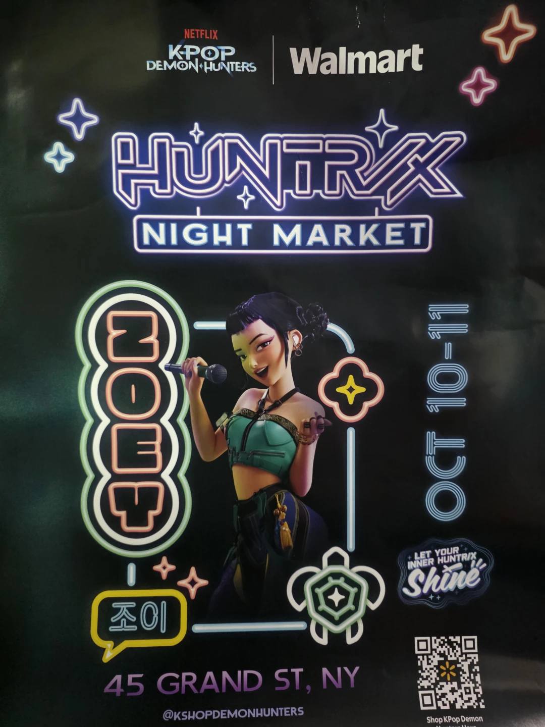 Netflix K-Pop Demon Hunters Poster Zoey