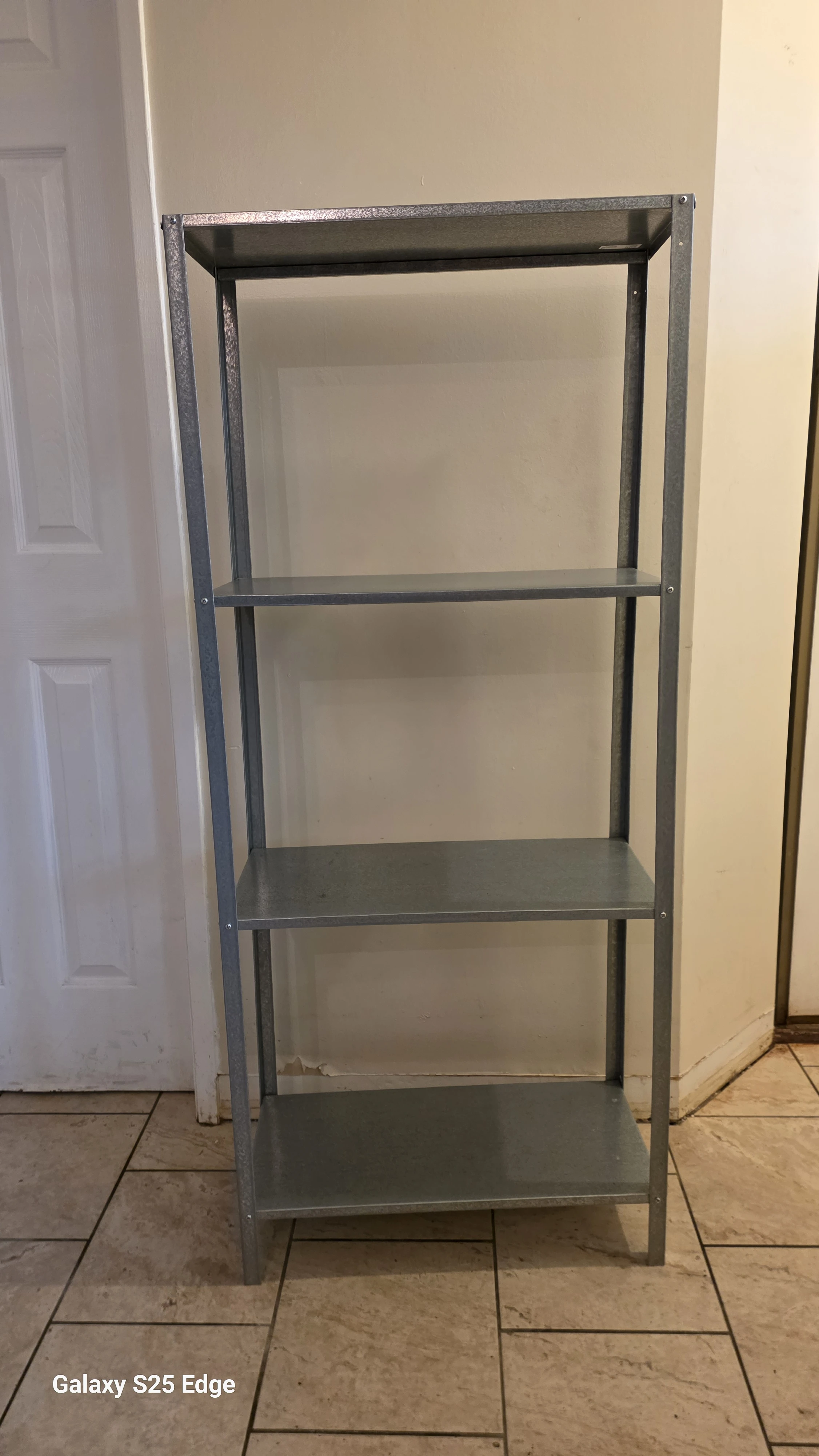 Galvanized Steel 4-Tier Shelving Unit - photo 4