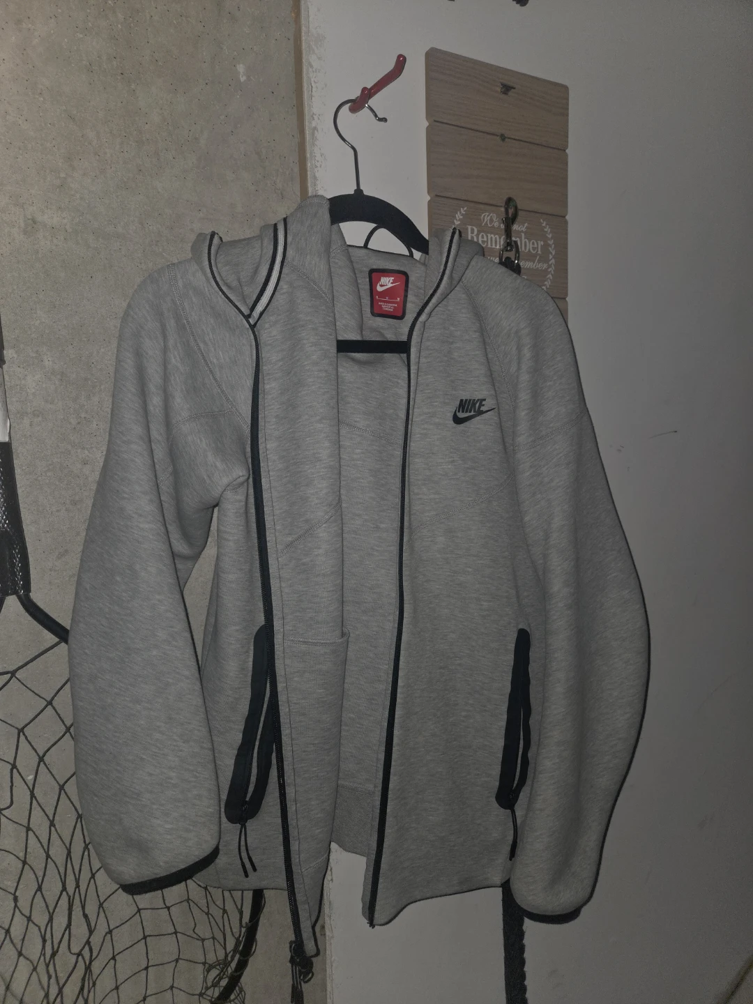 Nike Tech Fleece Full Zip Hoodie Grey