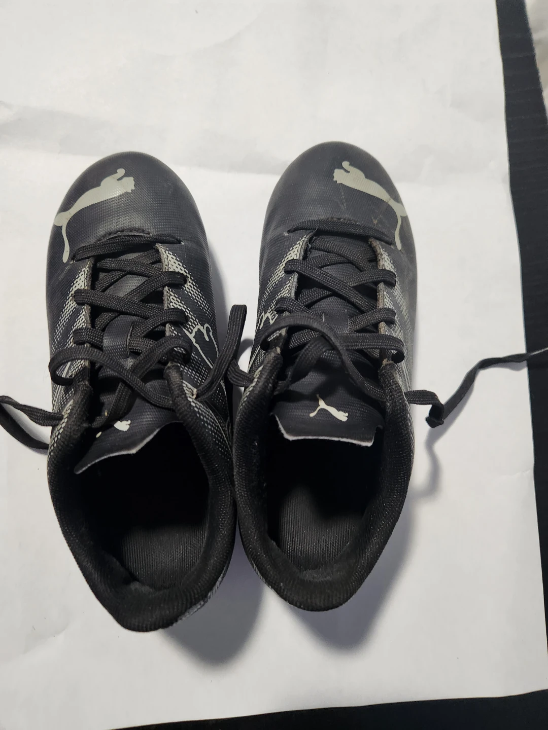 Used Puma soccer cleats, kids size 13