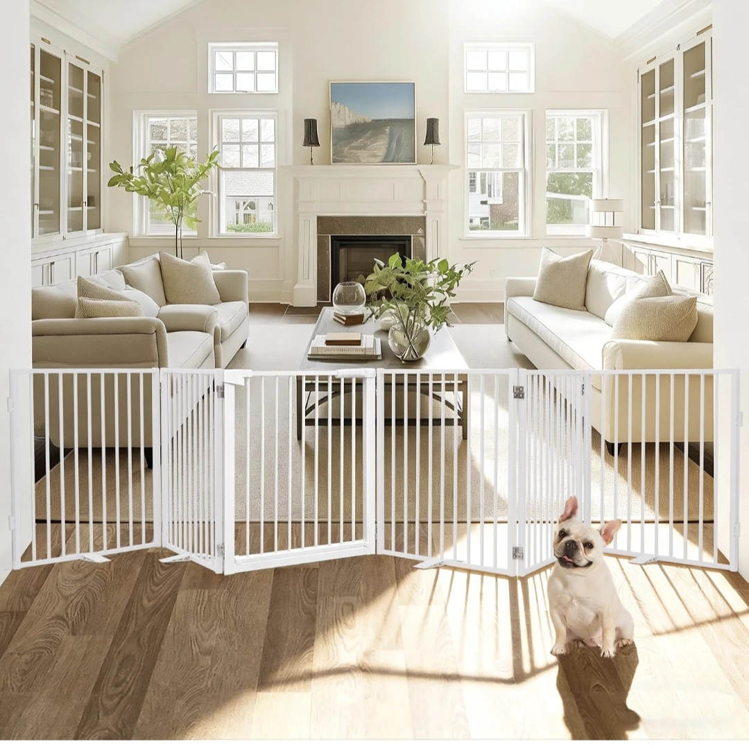 Snagle Paw Free Standing Dog Gate, 156''W×30H