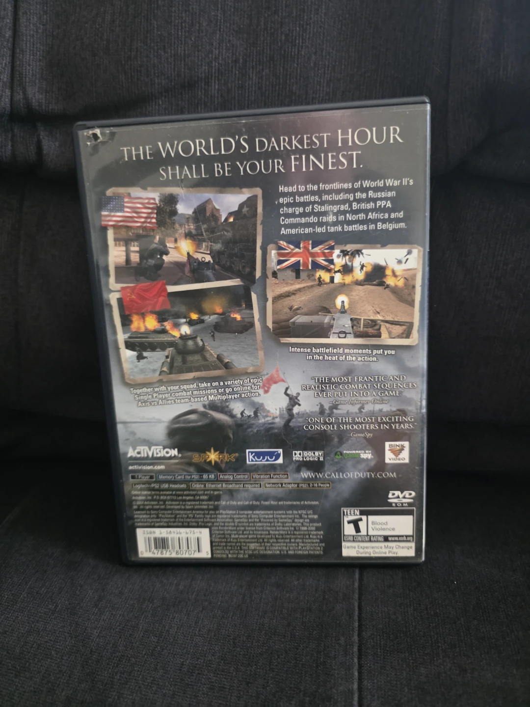 Call of Duty: Finest Hour for PlayStation 2 - photo 2