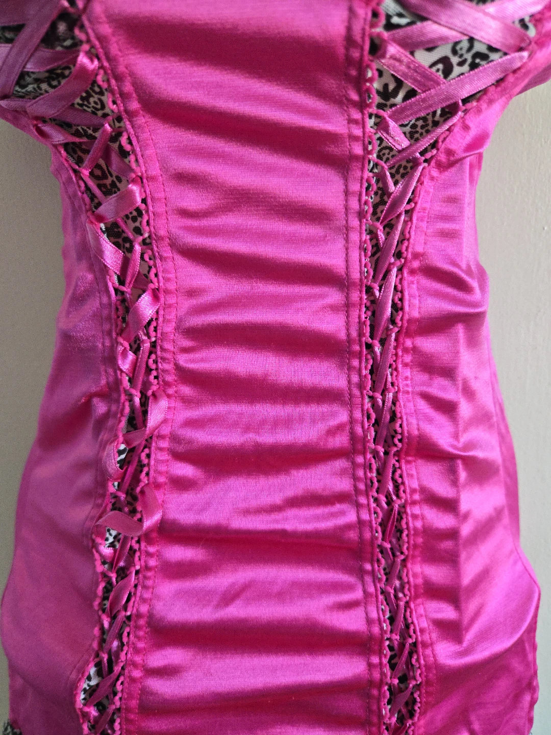 Tarea by rue21 Pink Lace-Up Corset Top - photo 2