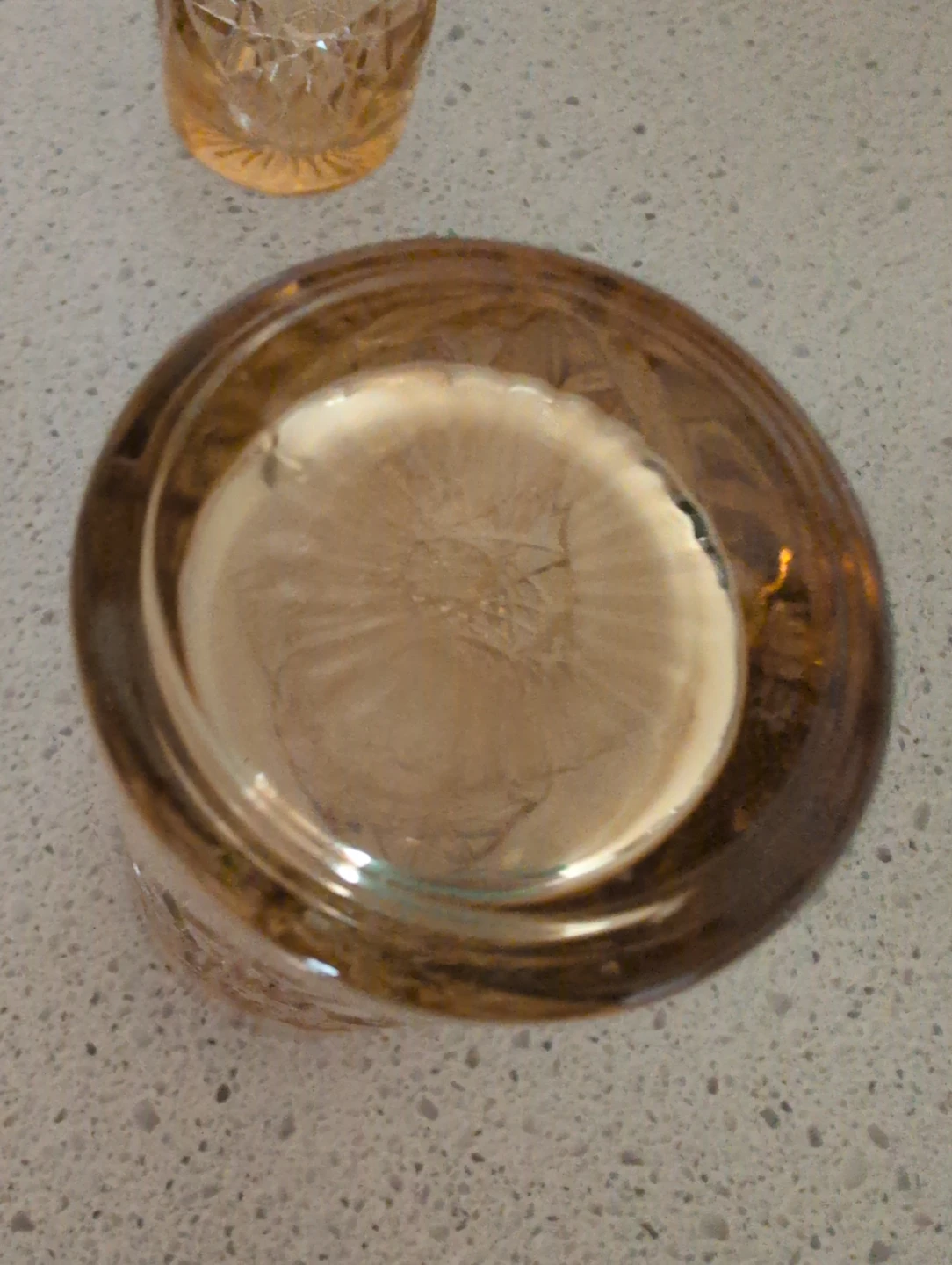 Set of 3 Amber Glass Tumblers - photo 2