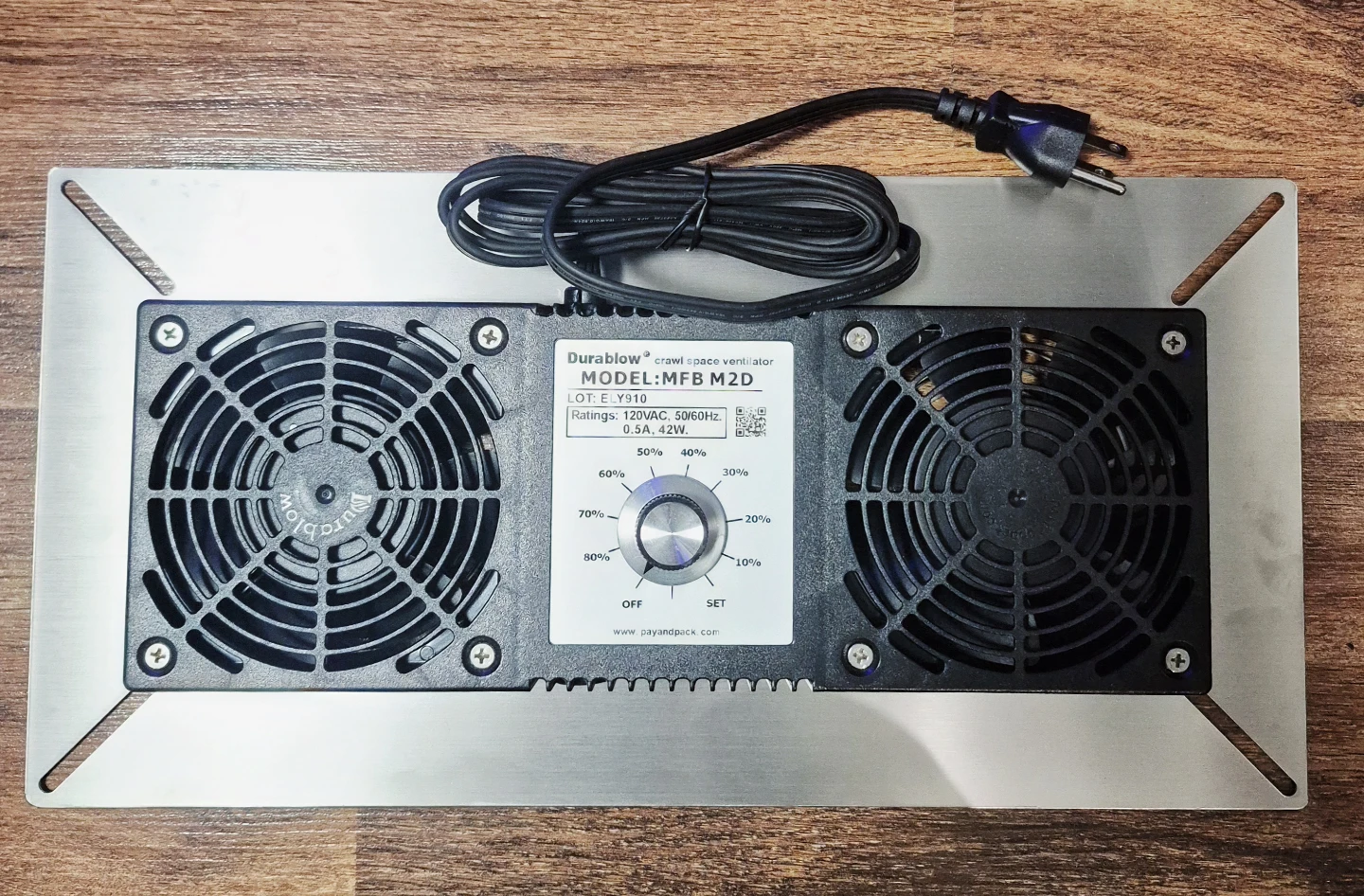 Durablow Stainless Steel Exhaust Duel Fan M2D-N - photo 3