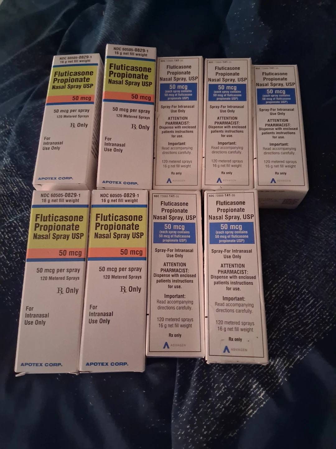 Fluticasone Propionate Nasal Spray 50 mcg 8 Pack