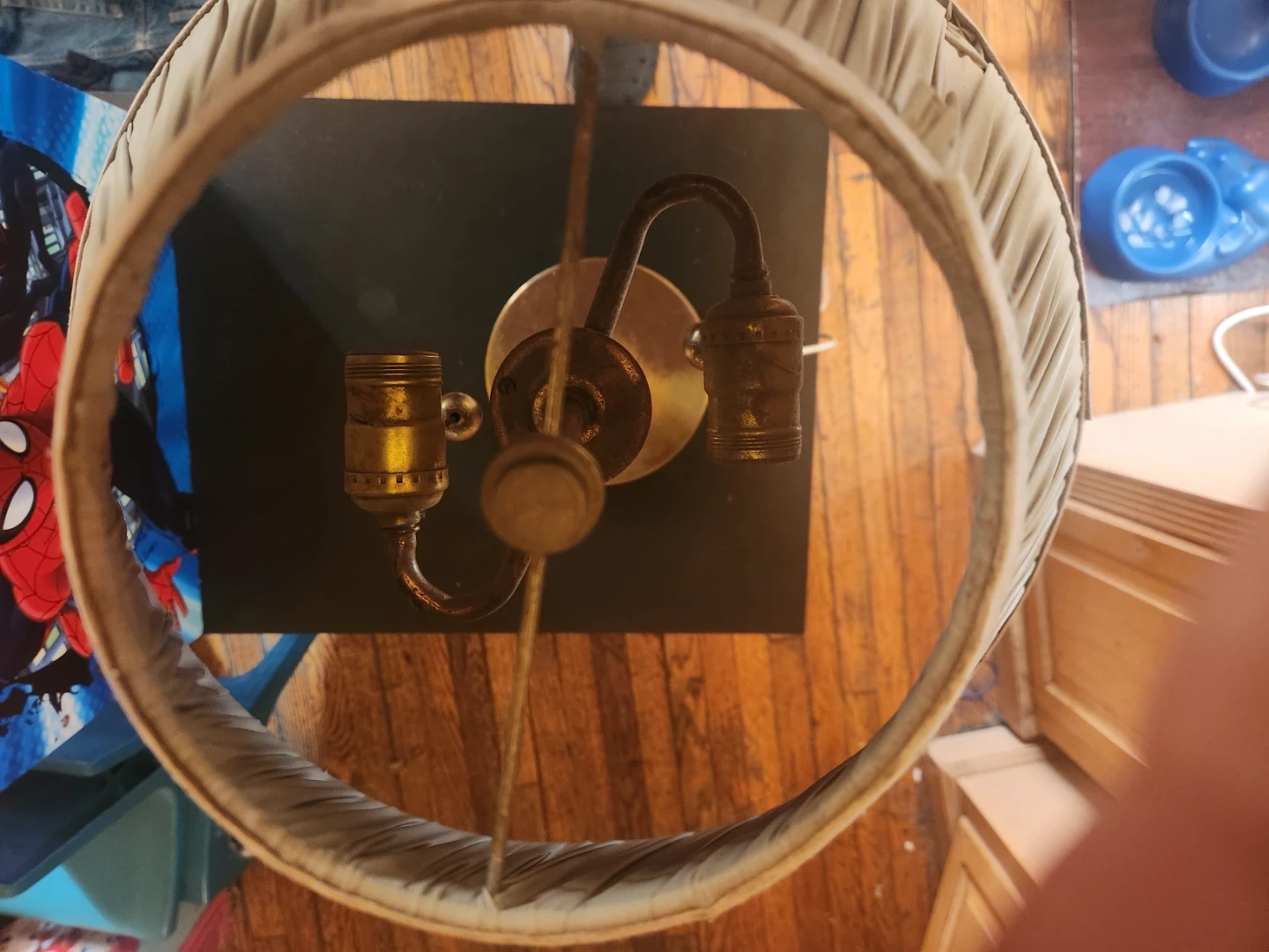 Vintage Brass Table Lamp - photo 2
