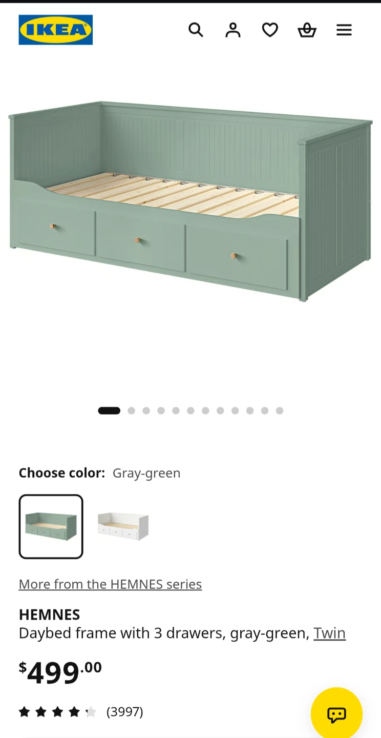 Like new Hemnes daybed *frame only* - photo 2
